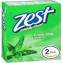 Zest Soap Fresh Aloe Scent Made In Usa 3.2 Oz (2 Pack) Amtc, 3.2 Fl Oz Beauty & Personal Care Zest