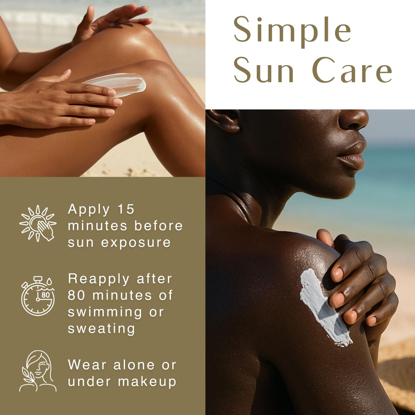 Black Girl Sunscreen SPF 30 for the Face & Body - Moisturizing Sun Protection, SPF 30, Sun Lotion for Women, Ultra Sheer, Travel Size, No White Cast Beauty & Personal Care BLACK GIRL SUNSCREEN