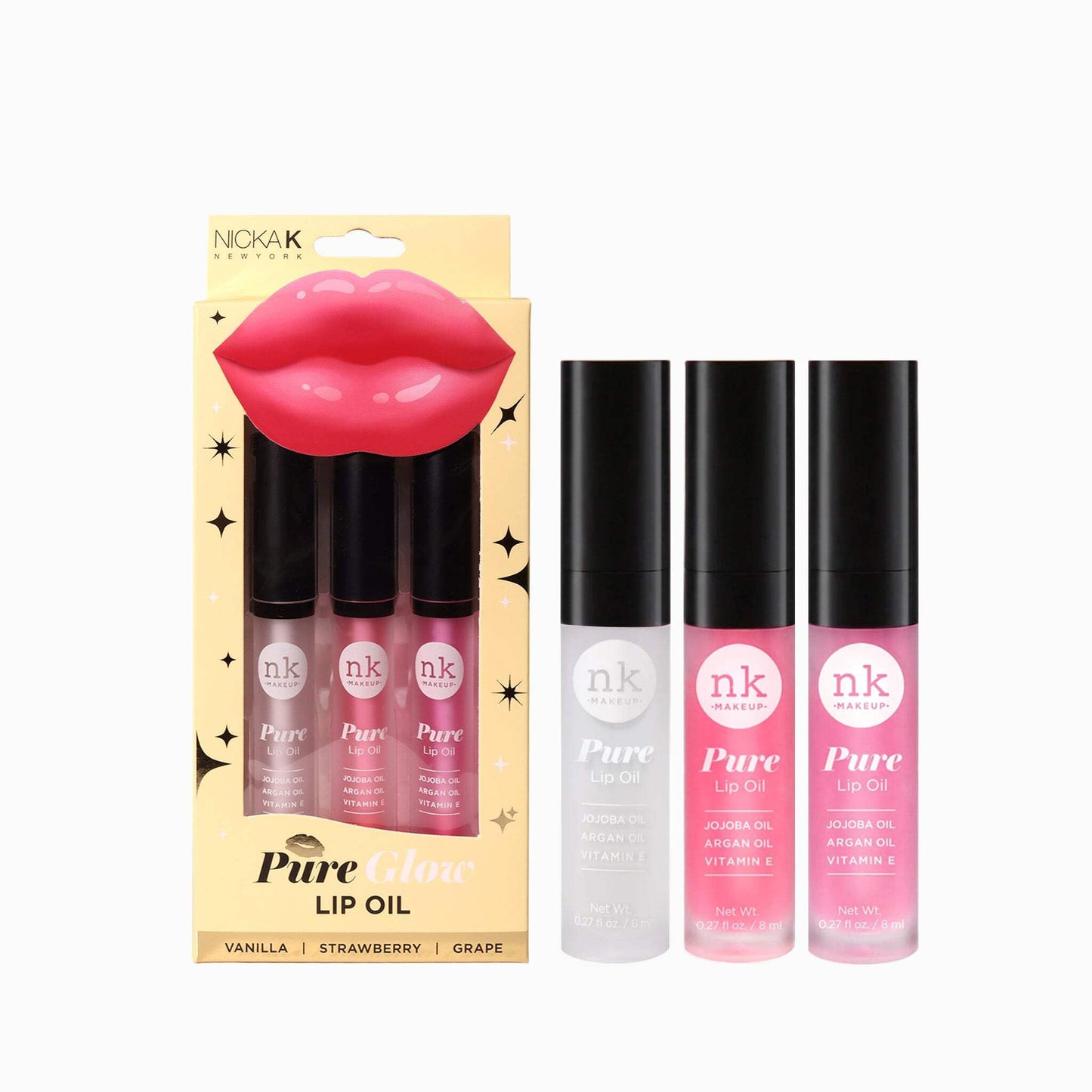 NICKA K NEW YORK Pure Glow Lip Oil (Pure Glow) Beauty & Personal Care NICKA K NEW YORK