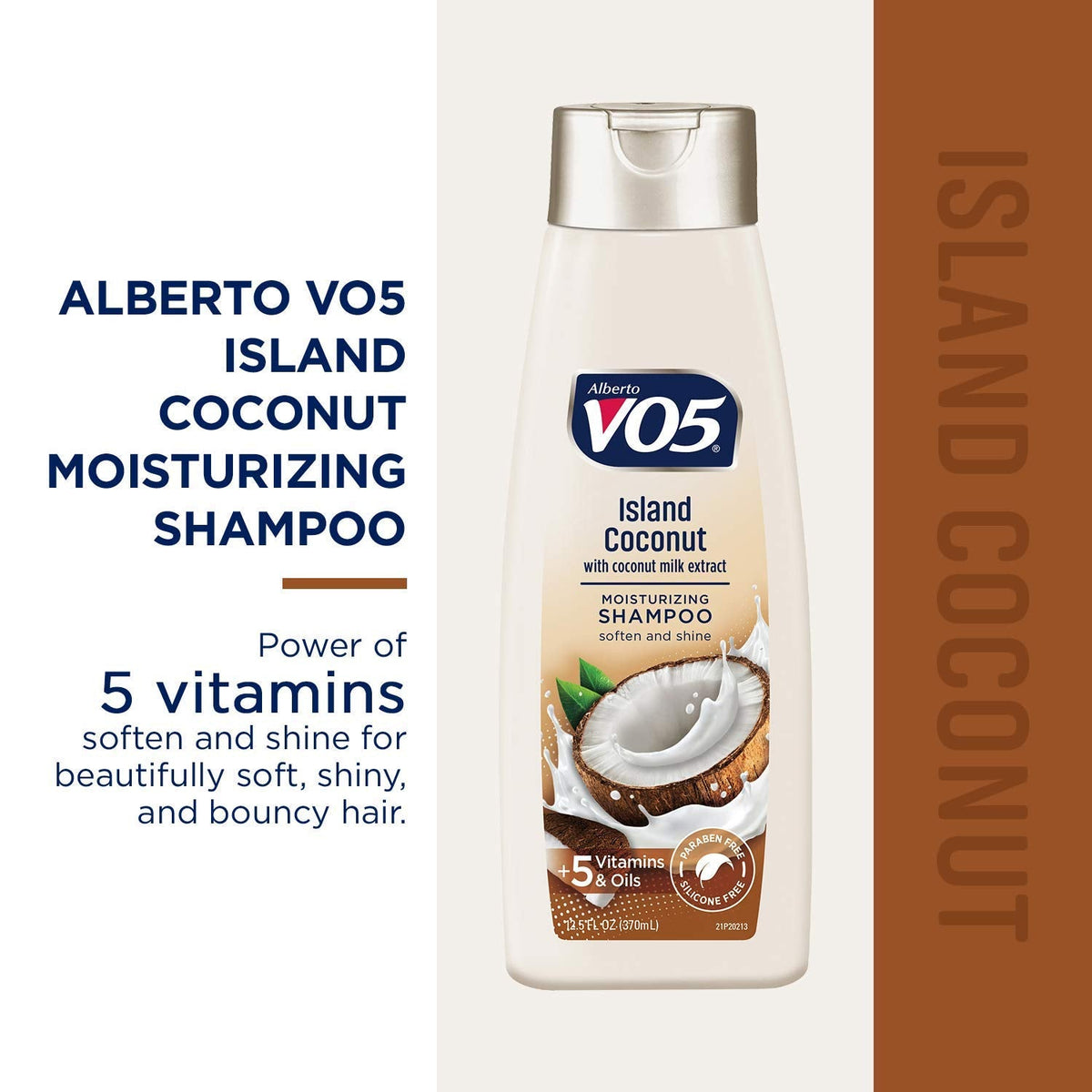 VO5 Moisturizing Shampoo - 12.5 Fl Oz - Island Coconut Leaves Hair Looking Vibrant and Beautiful Beauty & Personal Care Alberto VO5