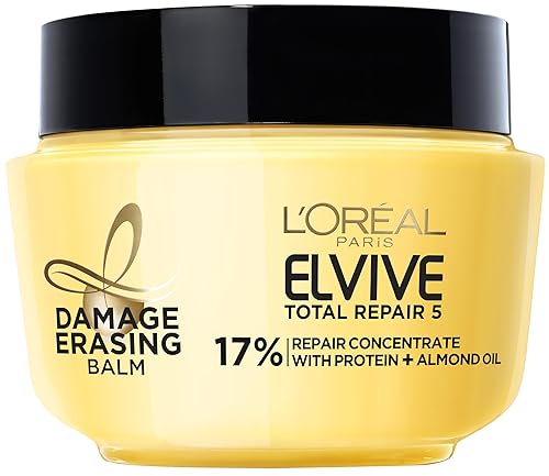 L'Oreal Paris Elvive Total Repair 5 Damage-Erasing Balm with Almond and Protein, 8.5 Ounce (Packaging May Vary) Beauty & Personal Care L'Oreal Paris