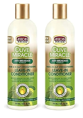 African Pride Olive Miracle Conditioner Leave-In 12 Ounce (354ml) (2 Pack) Beauty & Personal Care African Pride