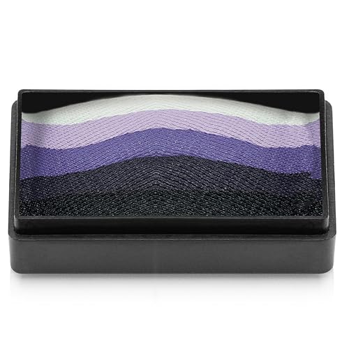 Kraze FX Dome Stroke - Amethyst (25 gm), Professional 1-Stroke Split Cake, Hypoallergenic, Non-Toxic, Water Activated Face & Body Painting Makeup Beauty & Personal Care Kraze FX