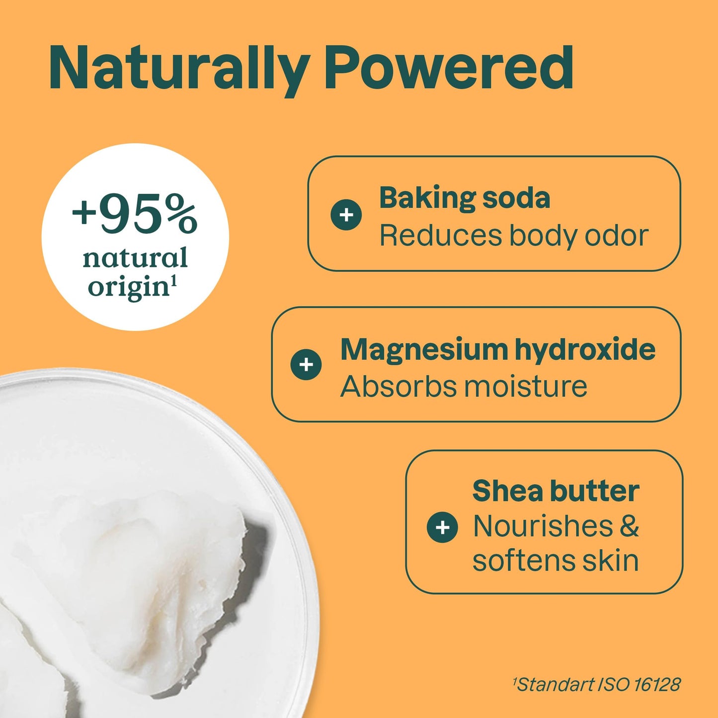 ATTITUDE Plastic-Free Natural Deodorant, Aluminum-Free, Baking Soda Formula, EWG Verified, Vegan, Long-Lasting Odor Protection,Orange Blossom Beauty and Personal Care ATTITUDE