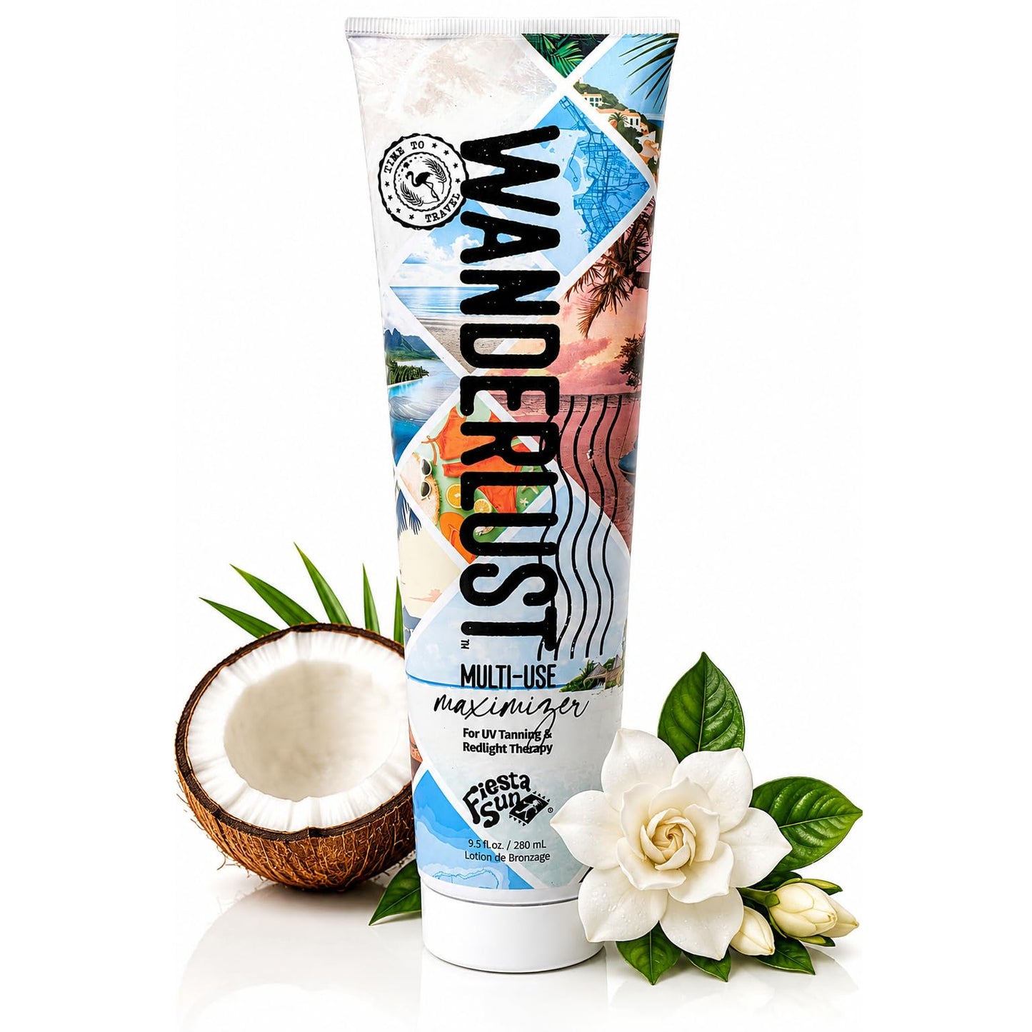 Wanderlust Tanning Maximizer For UV Tanning & Redlight Therapy 9.5oz Beauty & Personal Care Fiesta Sun