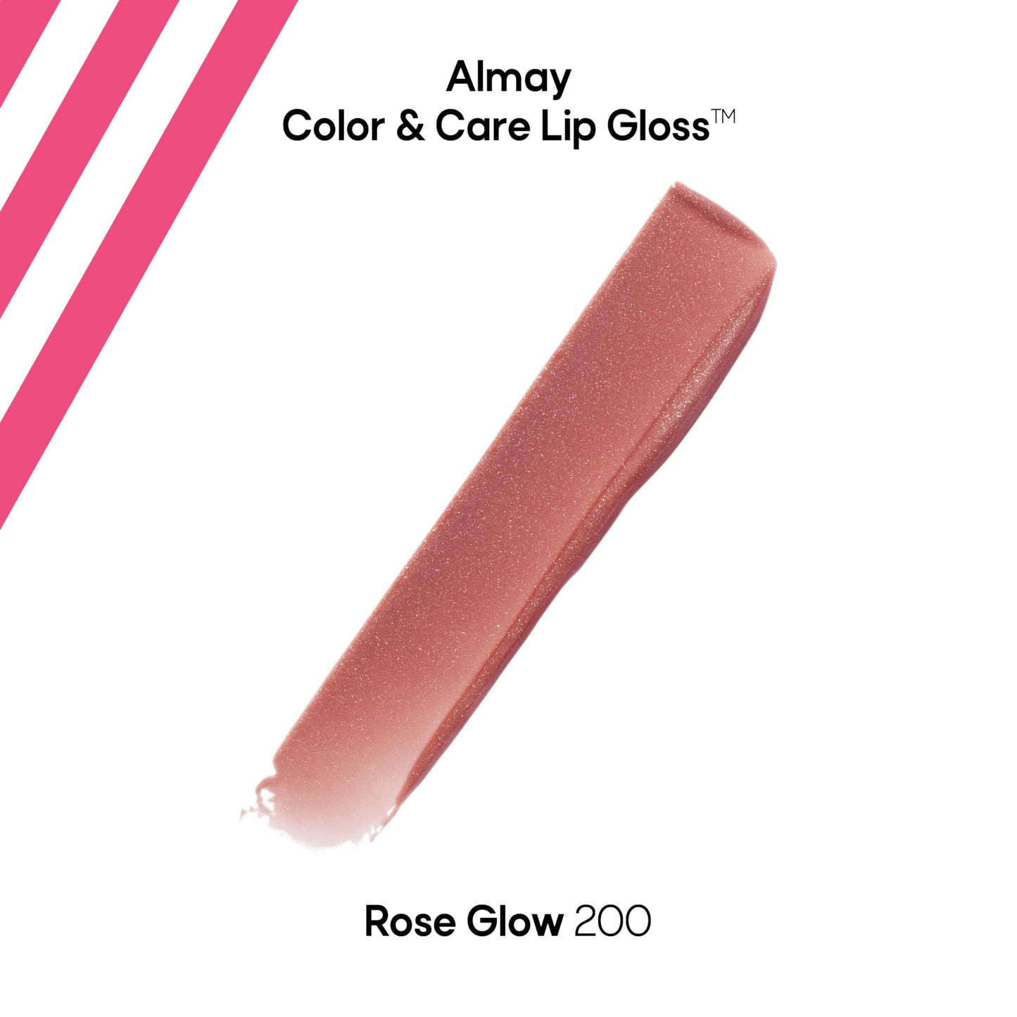 Almay Color & Care Hydrating Lip Gloss, Soft Natural Hues, Prebiotic Complex, Hyaluronic Filling-Sphere Technology, 200 Rose Glow, 0.1 Fl Oz Beauty & Personal Care Almay