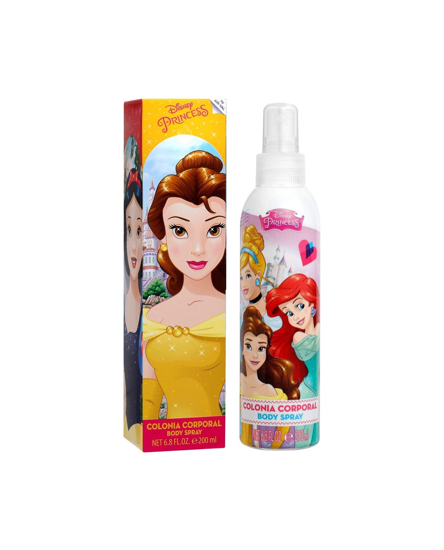 Disney Princess Fragrance for Kids Body Spray 200ml Mist Made in Spain by Air Val International, 6.8 FL Oz Beauty & Personal Care Disney