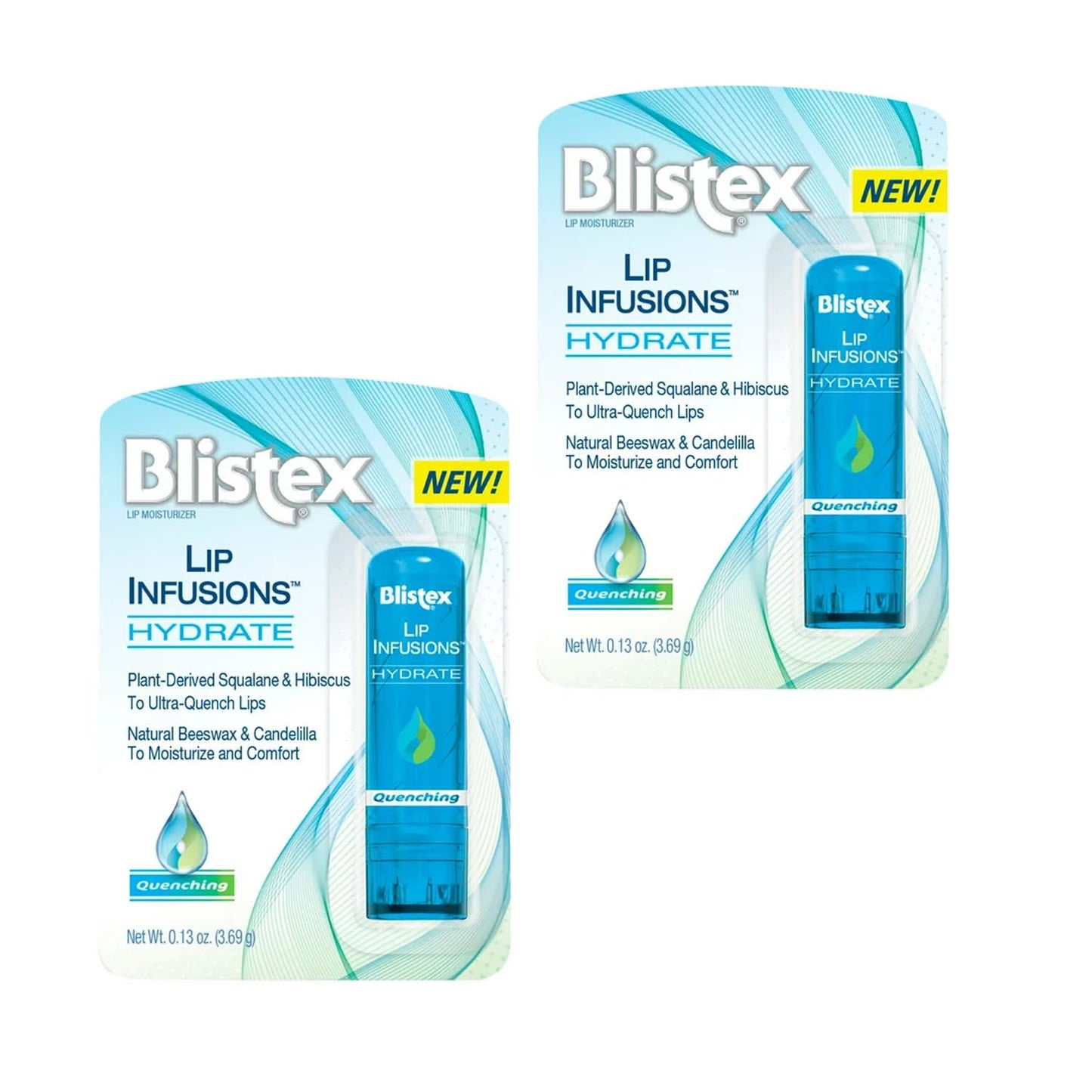 Blistex, Lip Infusions, Hydrate Lip Moisturizer 0.13 Oz (Pack of 2) Beauty & Personal Care Blistex