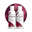 Adore Semi Permanent Hair Color (071 Intense Red) (2 Pack) | Vegan & Cruelty-Free Red Hair Dye | No Ammonia, No Peroxide, No Alcohol | 4 Fl Oz Beauty & Personal Care Adore