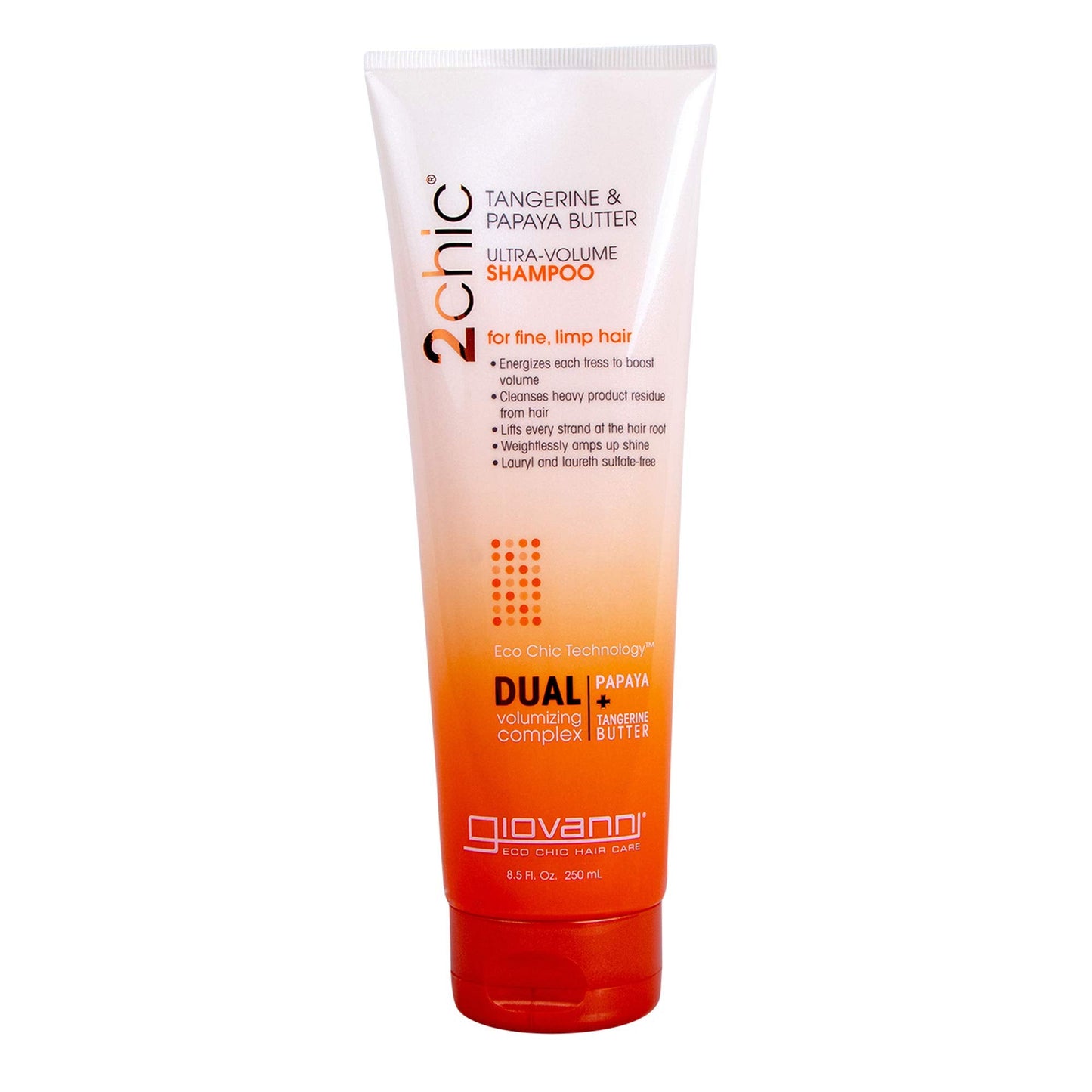 Giovanni Cosmetics 2chic Ultra-Volume Shampoo, Tangerine/Papaya Butter, 8.5 Ounce Beauty & Personal Care GIOVANNI