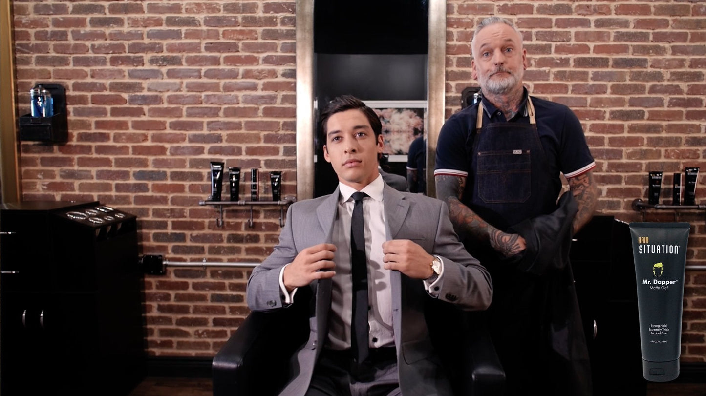 Hair Situation Mr. Dapper Matte Look - Extra Strong Firm Hold Hair, Anti-Humidity Shield. Mr. Vibrant Volumizing Shampoo for Thinning and Receding Beauty & Personal Care Hair Situation