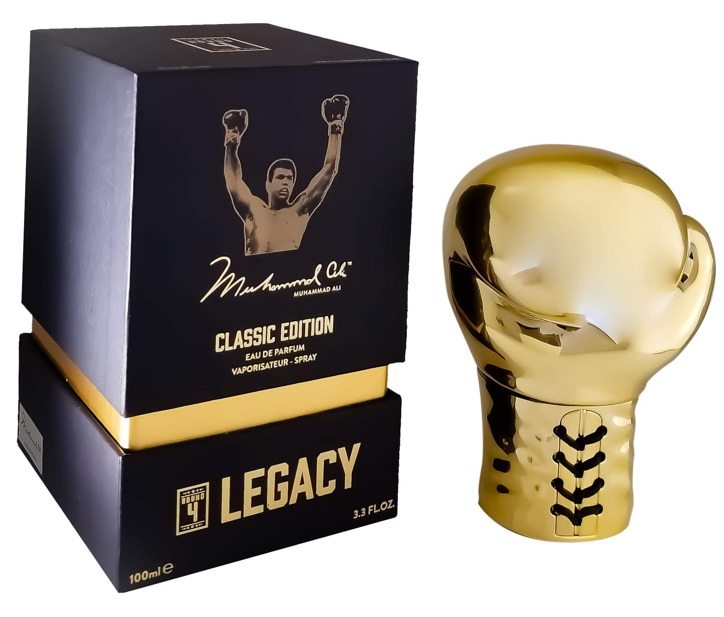 Muhammad Ali Round 4 Legacy Collection EDP 3.3 Oz 100 ml Men Beauty & Personal Care Muhammad Ali