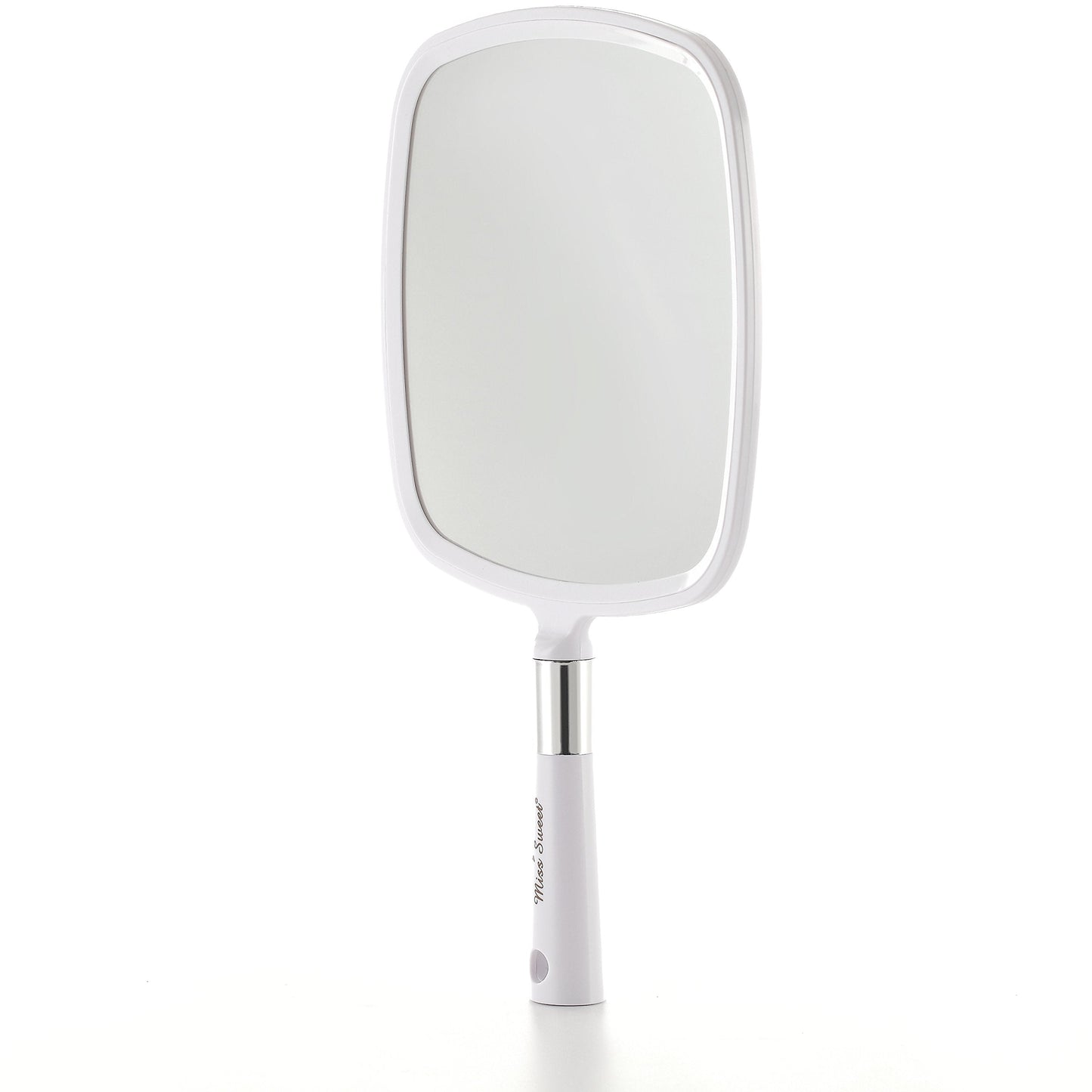 Miss Sweet Handheld Mirror Makeup Mirror 9inch*8inch (White) Beauty & Personal Care Miss Sweet