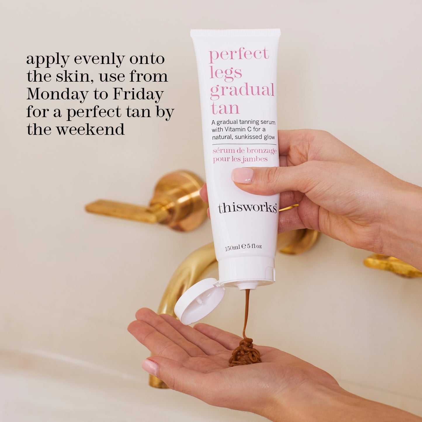 This Works Perfect Legs Gradual Tan, Self Tanner with Vitamin E & Shea Butter, 150ml Beauty & Personal Care THISWORKS