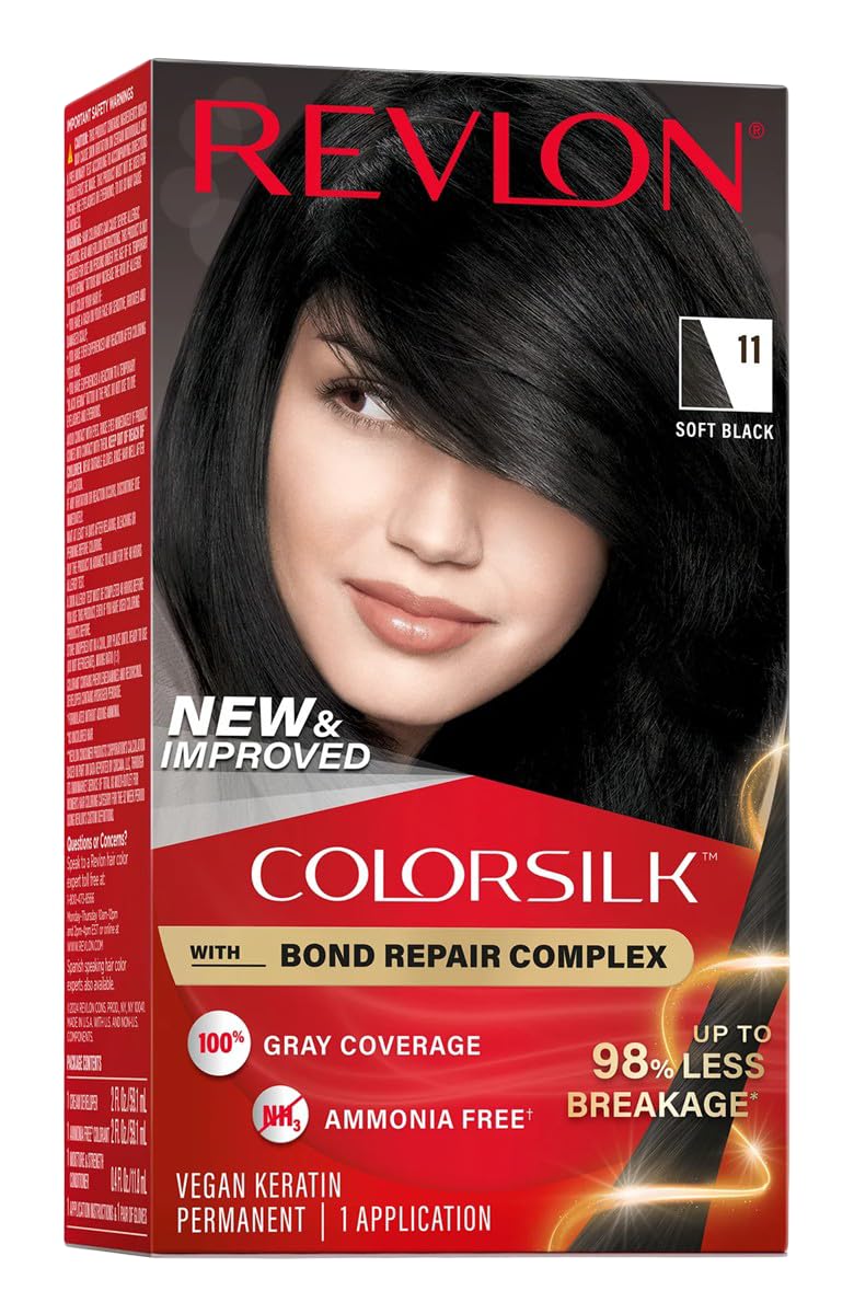 Revlon Colorsilk #11 Soft Black (Pack of 3) Beauty & Personal Care REVLON