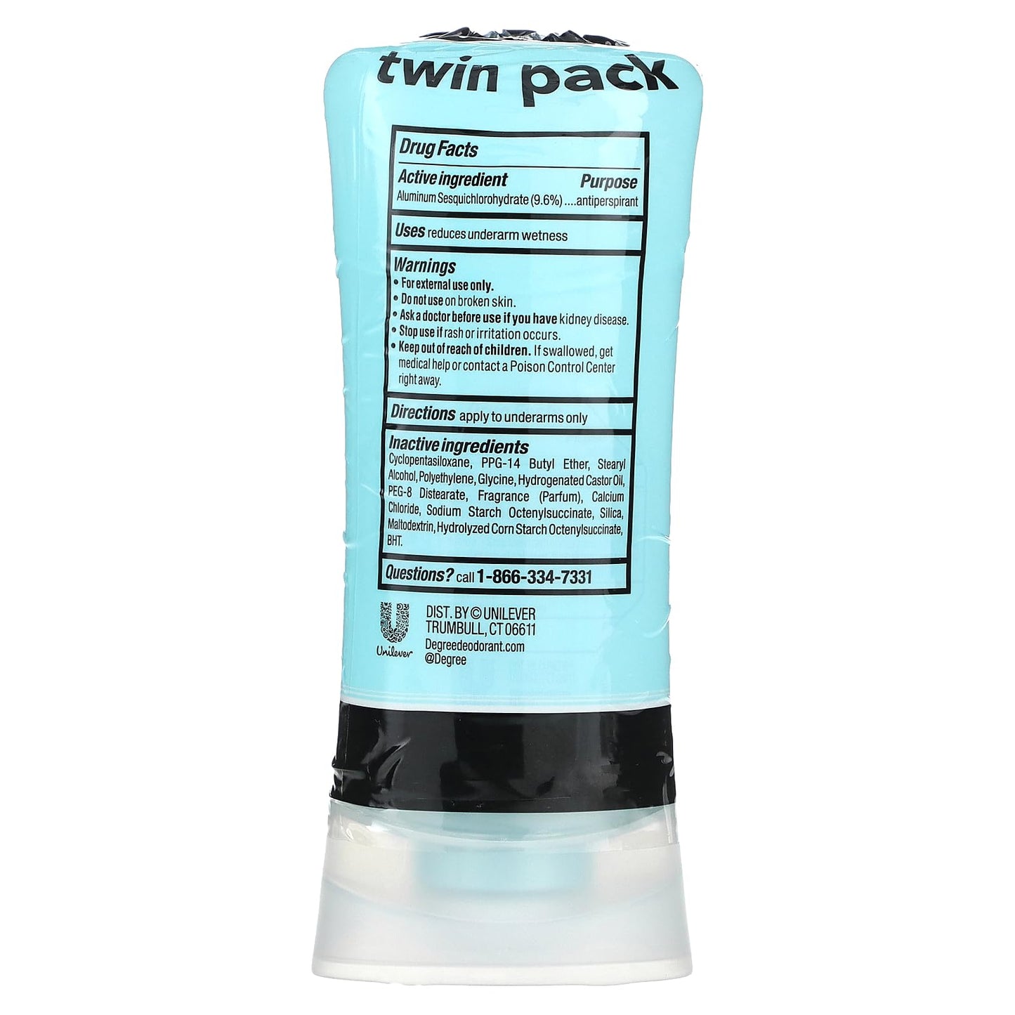 Degree, UltraClear Antiperspirant Deodorant Black White, 2.6 Ounce, 2 Count Beauty and Personal Care Degree
