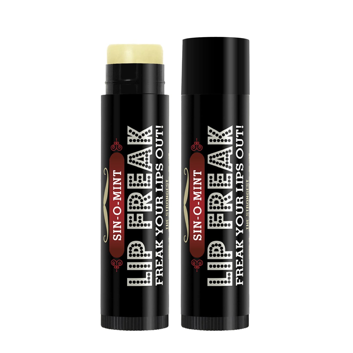 Doctor Lip Bang's BUZZING Lip Balm - Lip Freak - 100% All Natural - Cruelty Free - Sin-O-Mint - 2 Pack Beauty and Personal Care Doctor Lip Bang's