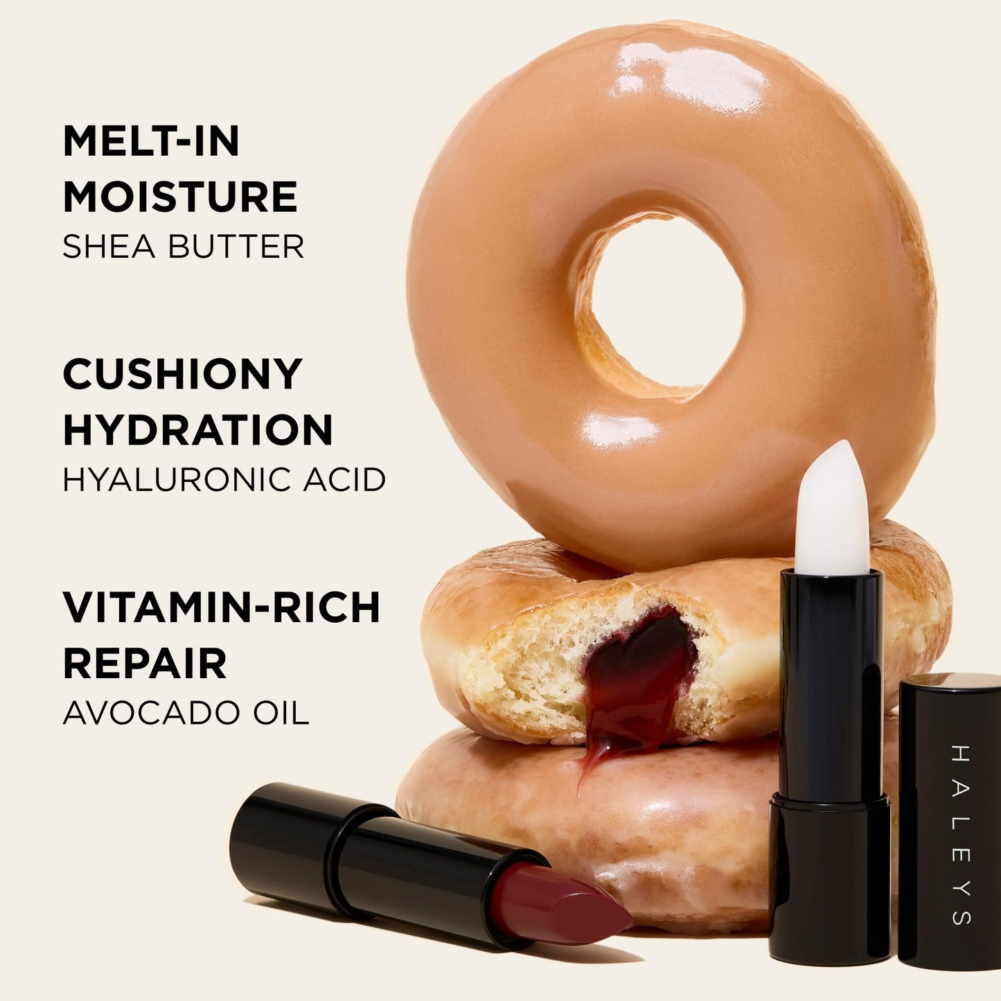 HALEYS Re-pair Nourishing Lip Balm, VEGAN KOREAN formula with Hyaluronic Acid, Shea Butter & Avocado for Dewy Soft Lips, 0 Residue, Lightweight Beauty & Personal Care HALEYS
