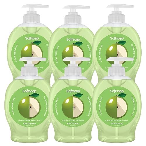 Softsoap Liquid Hand Soap with Pump, Limited Edition Summer Scents, 6.25 Fl Oz, 6 Pack (Green Apple) Beauty & Personal Care Softsoap
