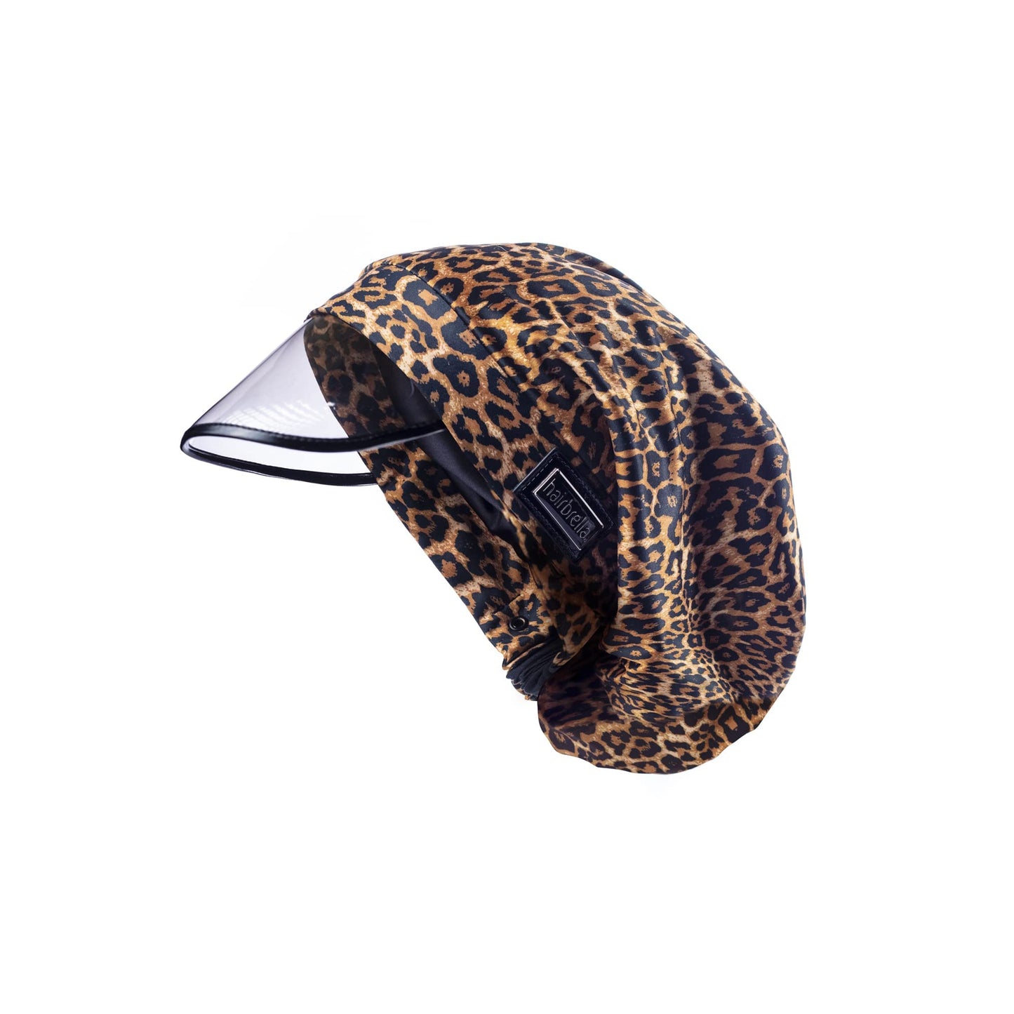 Hairbrella 100% Waterproof Rain Hats for Women, Satin Lined Hats, Full Hair Coverage, Packable Travel Accessory Leopard Beauty and Personal Care Hairbrella