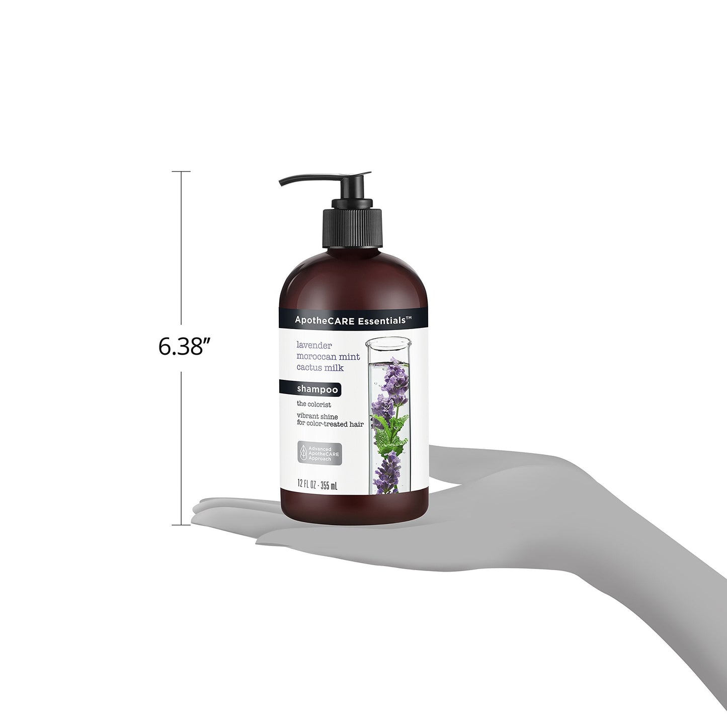 ApotheCARE Essentials The Colorist Shampoo, Lavender, Moroccan Mint, Cactus Milk, 12 oz Beauty & Personal Care ApotheCARE Essentials