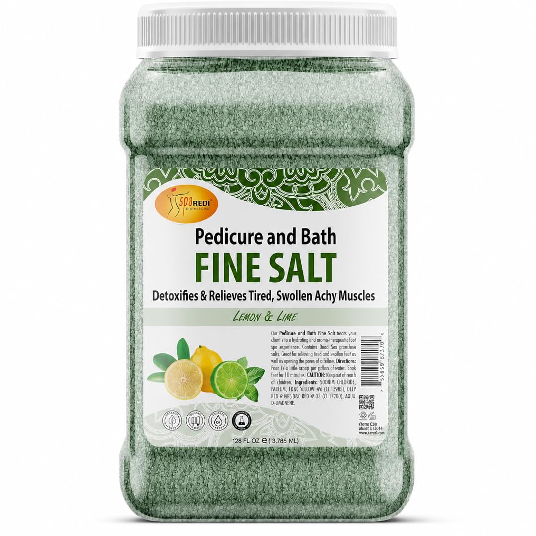Professional Dead Sea Salt Pedicure Soak - The Therapeutic Mineral Upgrade for a Premium Pedicure Service that Softens Skin Faster, Creating Beauty and Personal Care SPA REDI