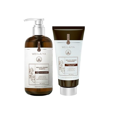 WEILAIYA LUXURY ZINGIBER SHAMPOO/CONDITIONER Beauty & Personal Care Weilaiya