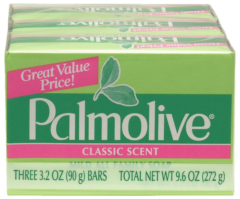 Palmolive Bath Bar Soap, 3.2 oz.. Bars, 3-Count Beauty & Personal Care Palmolive