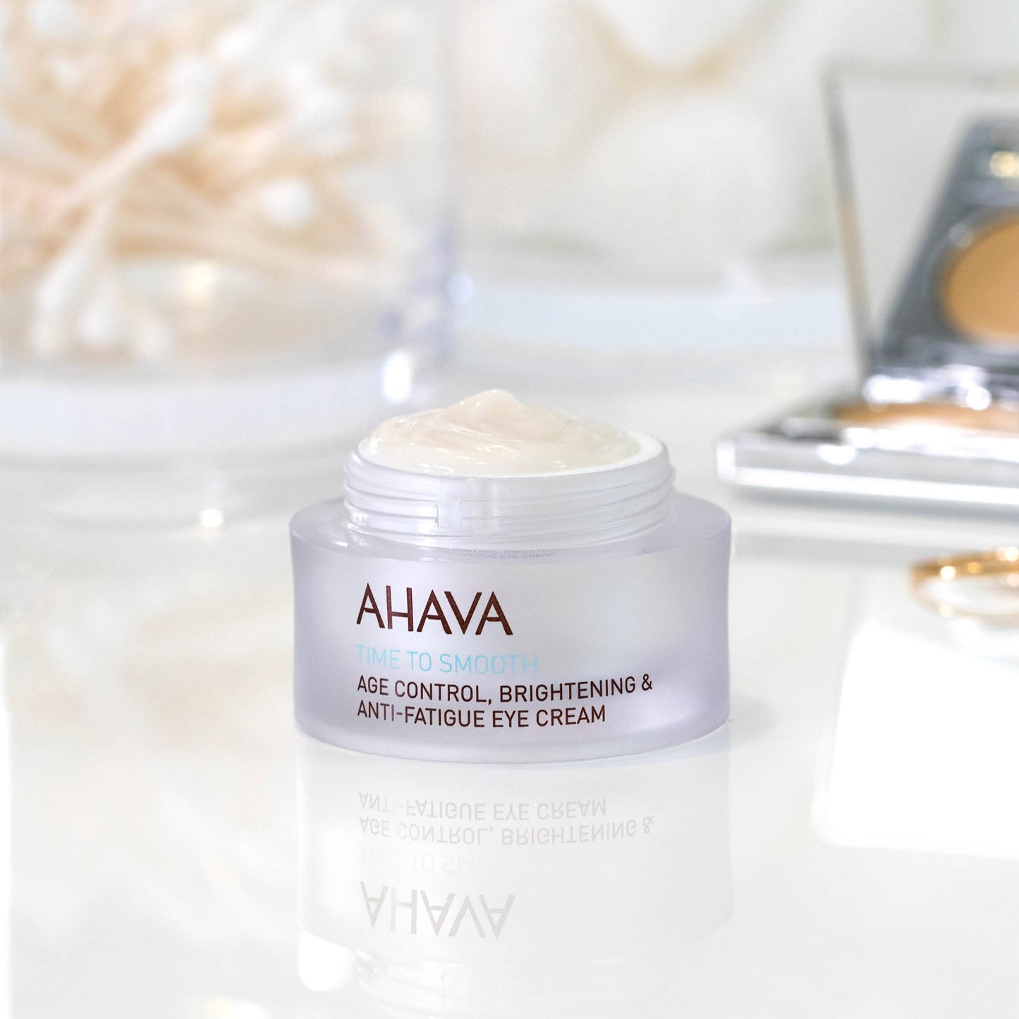 AHAVA Brightening Eye Cream- Brightens Dark Circles, Reduce Wrinkles, enriched with Exclusive Osmoter & 3D Complex of anti-aging Dunaliella Algea, 0.5 Beauty & Personal Care AHAVA