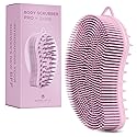 MainBasics Silicone Body Scrubber Dual-Sided Shower Loofah and Scalp Scrubber (Pink, Scalp) Beauty & Personal Care MainBasics