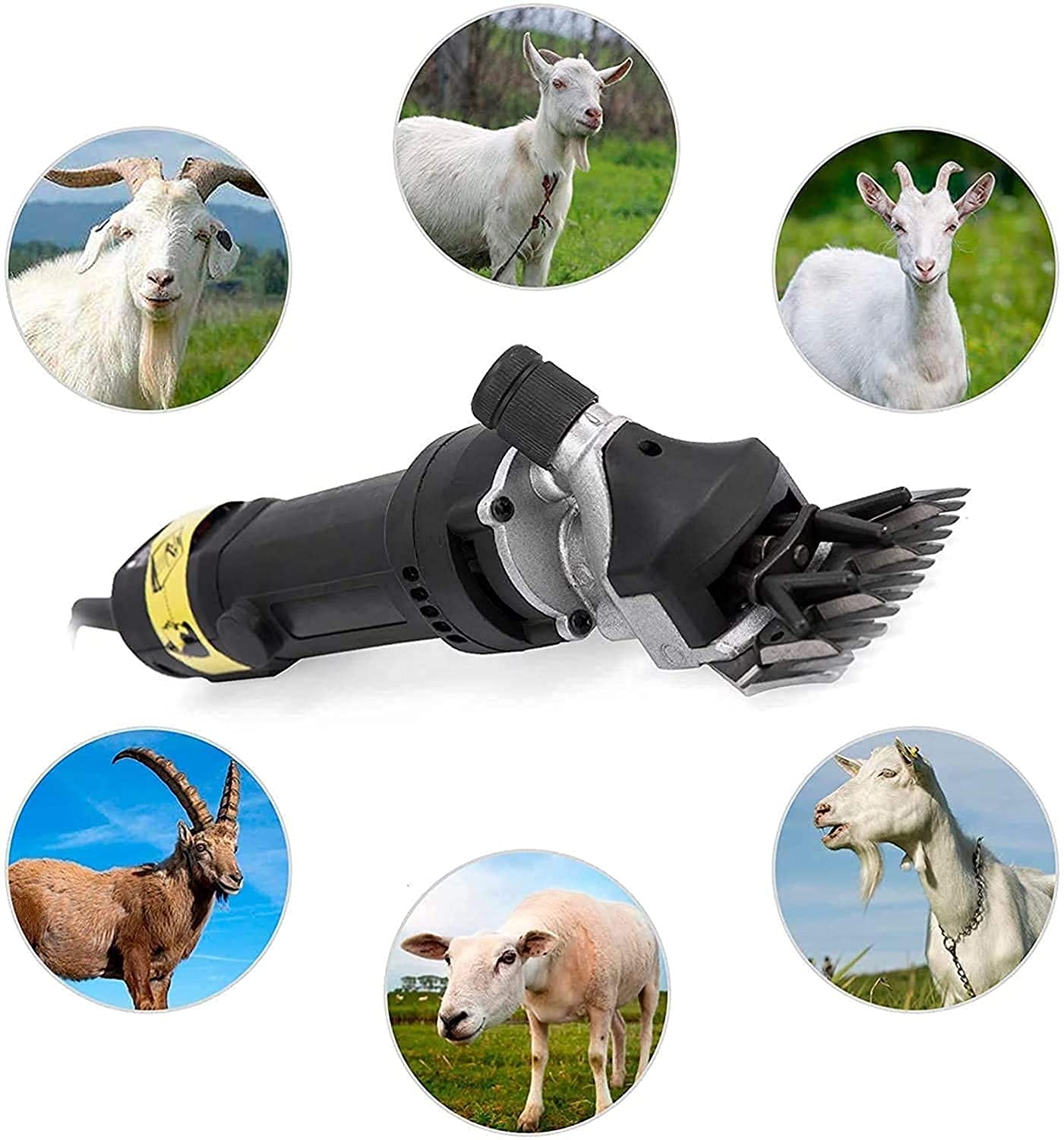 GagalU Hair Grooming Trimmer Sheep Shearer Electric Clippers Shearing Machine for Sheep Powerful and at The Same Time Quiet Motor for Easy Clean Beauty and Personal Care GagalU