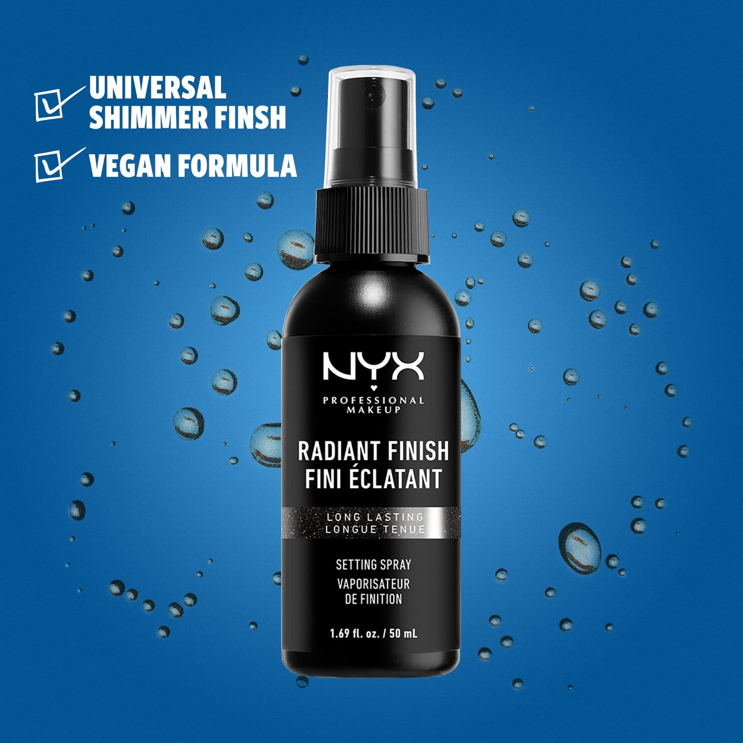 NYX PROFESSIONAL MAKEUP Makeup Setting Spray - Radiant Finish, Long-Lasting Face Mist with Micro Pearls, Vegan Formula Beauty & Personal Care NYX PROFESSIONAL MAKEUP