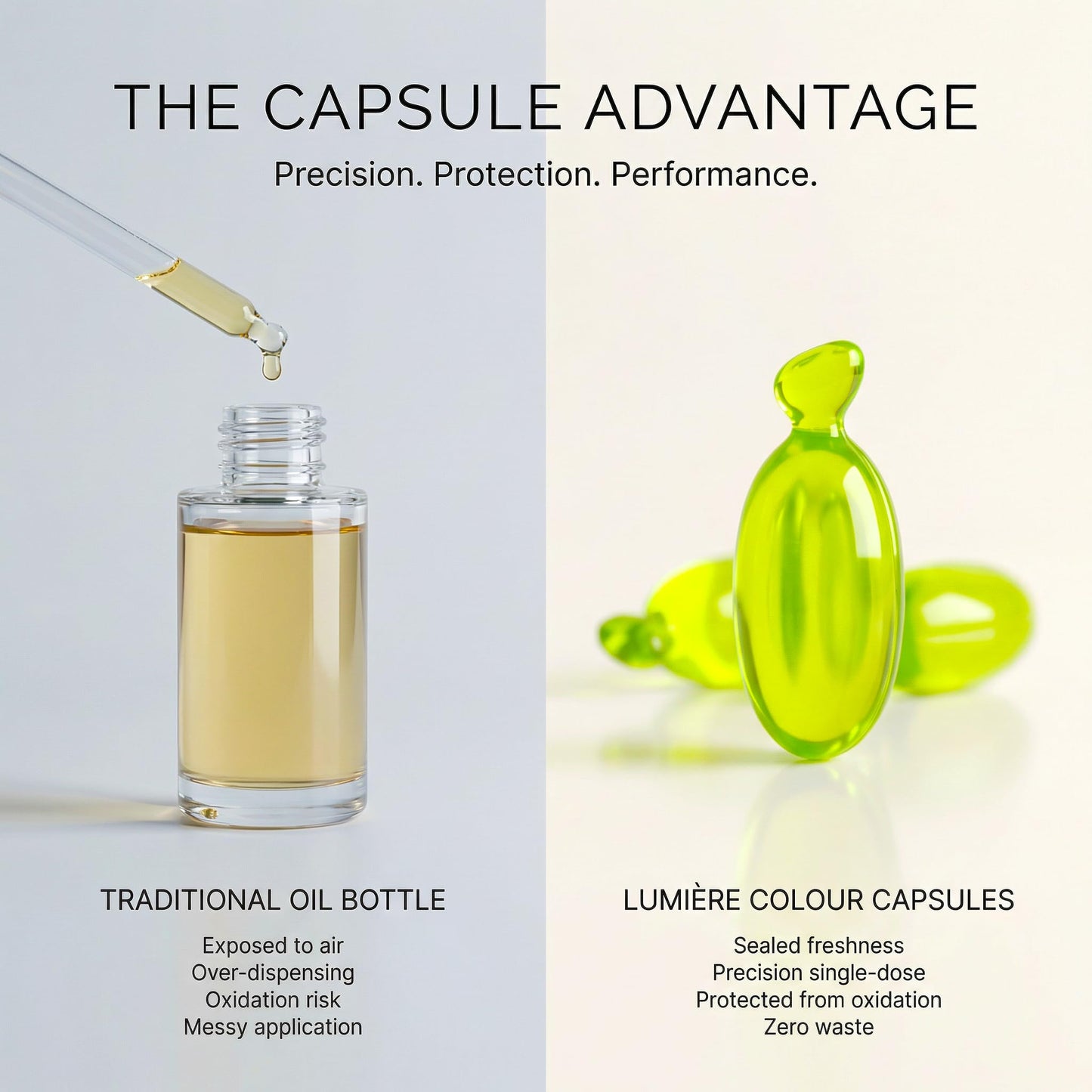 SNOB GIRLS Shine & Color Defense Hair Serum Capsules LUMIERE COLOUR. TruColour Care, Color Protection. Vegan Leave-In Serum for Gloss & Frizz Control Beauty & Personal Care SNOB GIRLS
