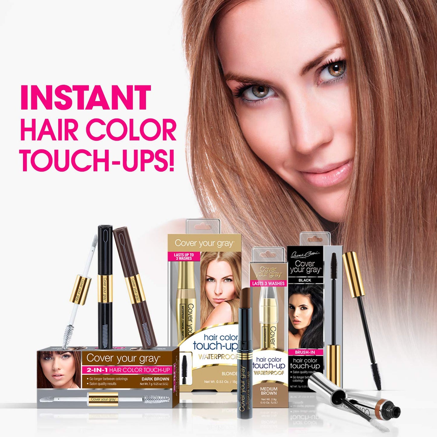 Cover Your Gray Fill in Powder, Light Brown, 1 Count (Pack of 3) Beauty & Personal Care Cover Your Gray