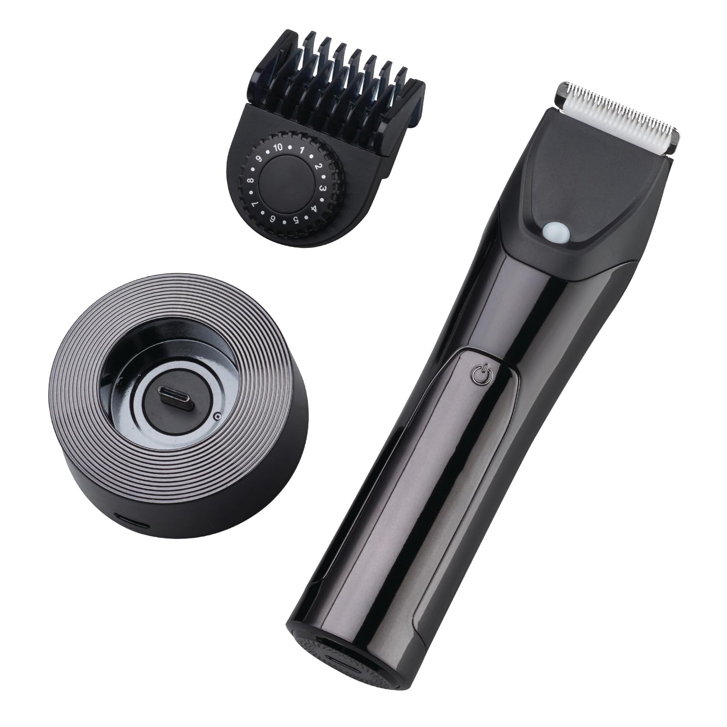 Barbasol Hair and Beard Trimmer for Men, Rechargeable Battery with Charging Base, Powerful Hypoallergenic Ceramic Blades, Dial Adjustable Hair Guard Beauty and Personal Care Barbasol