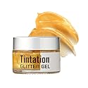 Red By Kiss Tintation Glitter Body and Hair Gel - Long Lasting Sparkle, Quick Drying, Waterproof for Events, Parties, Festival Rave, Prom Beauty & Personal Care Red by Kiss