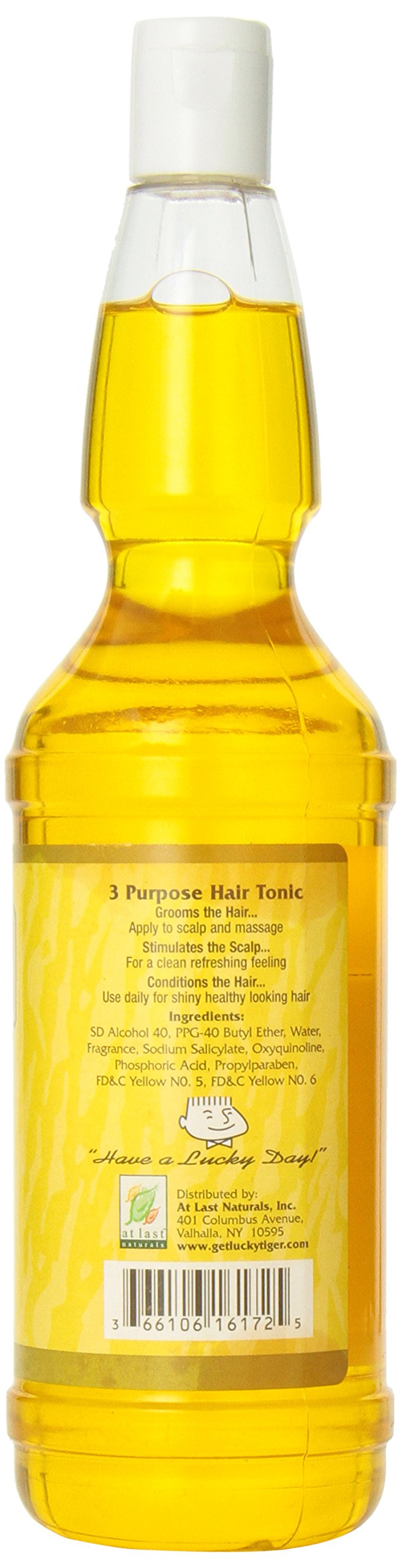 Lucky Tiger 3 Purpose Hair Tonic for Men - Classic Barbershop Hair & Scalp Treatment with Fine Oils - Conditions Hair, Stimulates Scalp & Reduces Beauty & Personal Care Lucky Tiger
