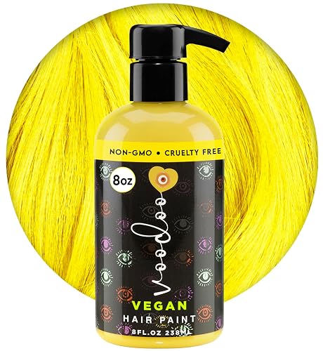 MOEHAIR Semi-Permanent Hair Color | Yellow Hair Dye 8 Oz | No Ammonia, Sulfate or Paraben | Easy-to-use & Apply at Home | Vegan & Cruelty-Free | Beauty & Personal Care MOEHAIR