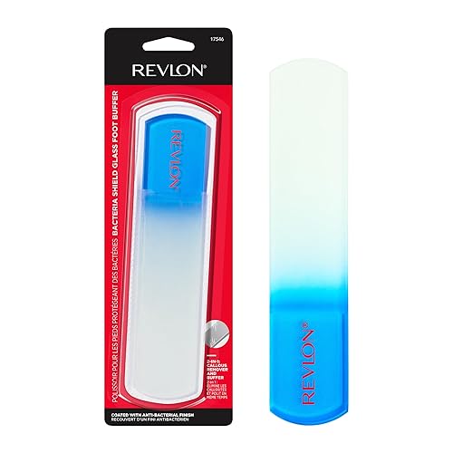 Bacteria Shield Glass Foot Buffer, 1 count Beauty & Personal Care REVLON