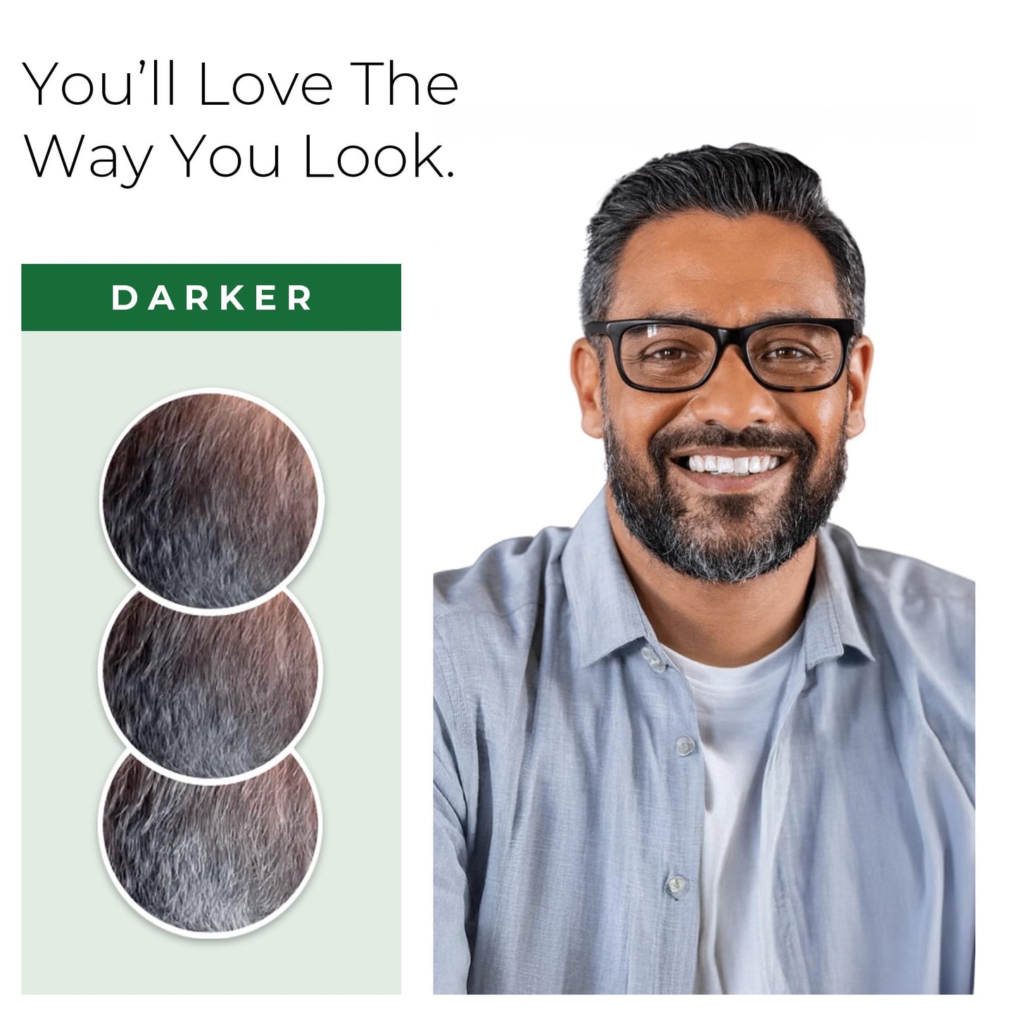 Simpler Partial Coverage Men's Hair Color Color Box - Permanent Beard and Mustache Dye - Ammonia-Free Beard Hair Dye - Fast Gray Blending - Salt Beauty & Personal Care SIMPLER HAIR COLOR