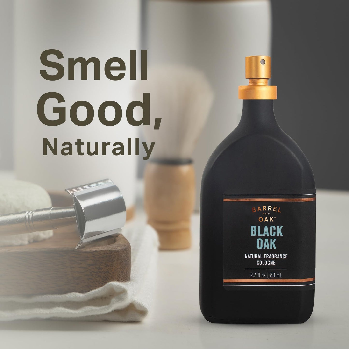 Barrel & Oak Cologne for Men, Essential Oil-Based Men's Fragrances, Long-Lasting Men's Cologne for Day & Night, Paraben & SLS-Free, Gifts for Men Beauty & Personal Care Barrel & Oak