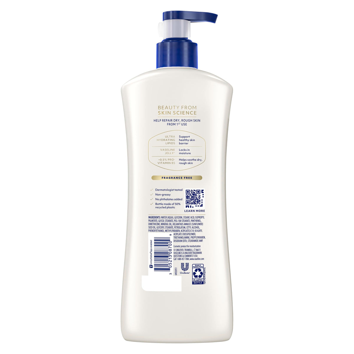 Vaseline Advanced Repair Body Lotion Advanced Repair Unscented for Dry Skin Lotion Made with Ultra-Hydrating Lipids and Vaseline Jelly That Repairs Beauty & Personal Care Vaseline