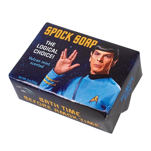 The Unemployed Philosophers Guild Star Trek Spock Soap - Made in the USA, 2oz (56g) Travel or Hotel Sized Guest Bar Soap Beauty & Personal Care The Unemployed Philosophers Guild