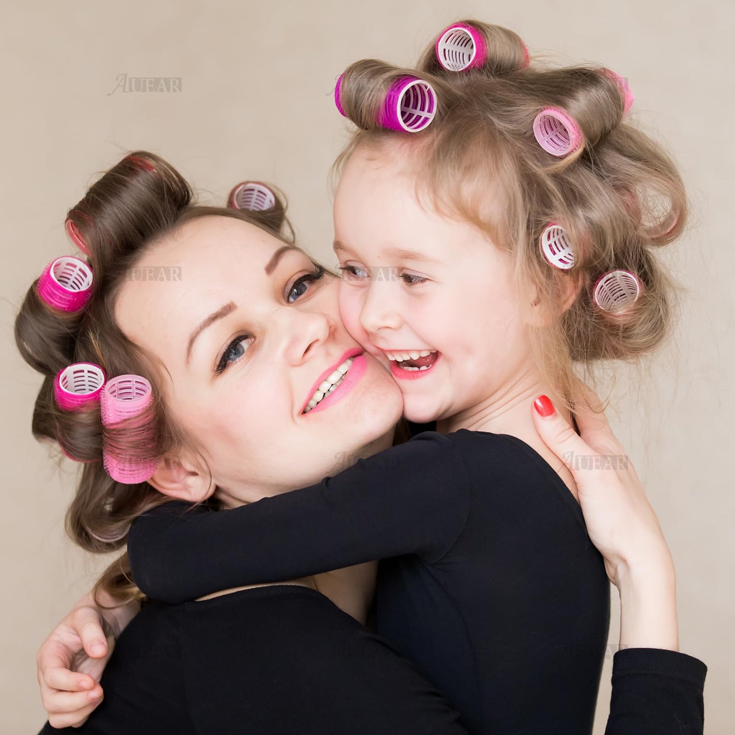 AUEAR, 12 PCS Self Grip Curlers Rollers Salon Hairdressing Holding DIY Hair Styling Curling Tools for Women Men Beauty & Personal Care AUEAR