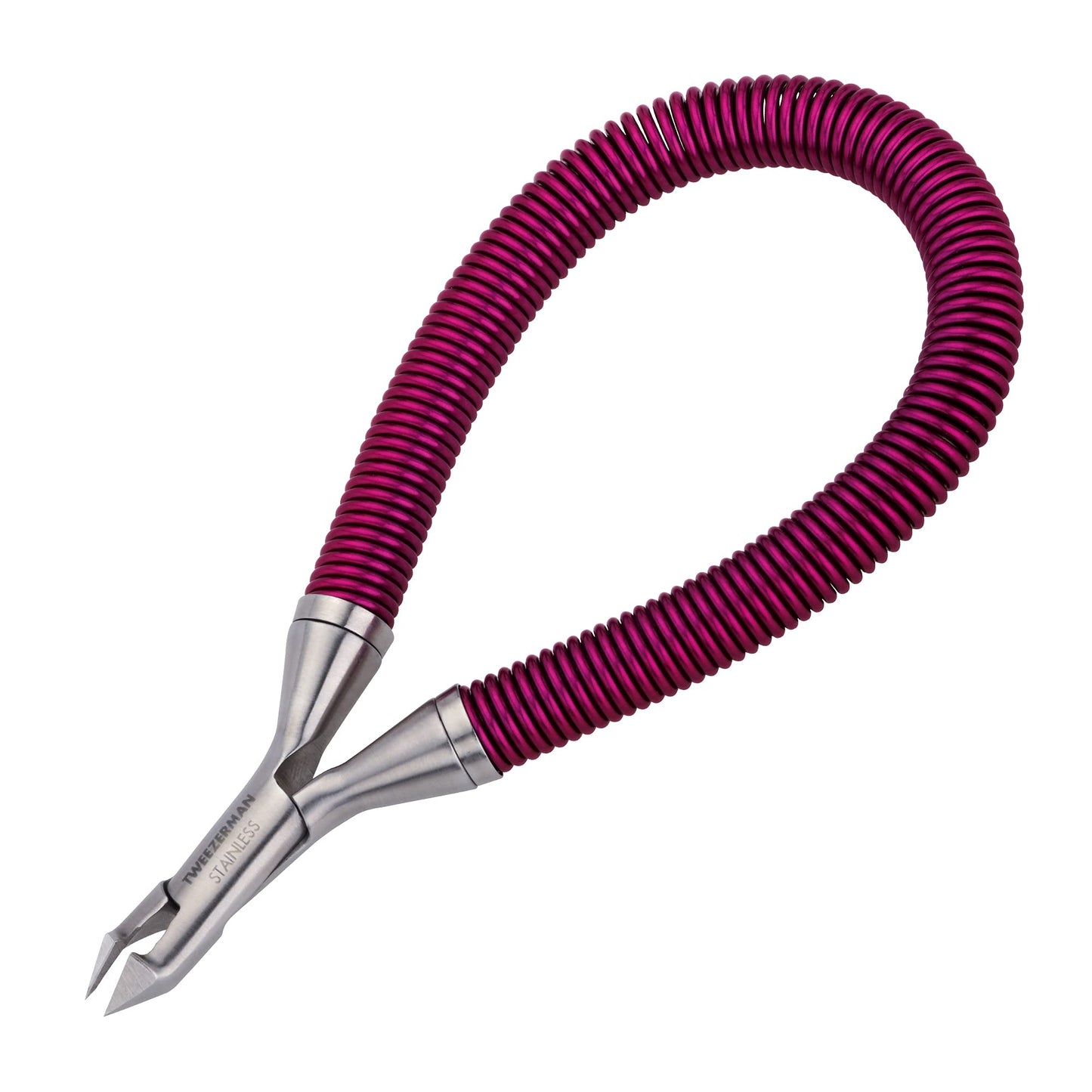 Tweezerman Stainless Steel Grip & Snip Spiral Spring Cuticle Nipper (Assorted Colors) Beauty & Personal Care Tweezerman