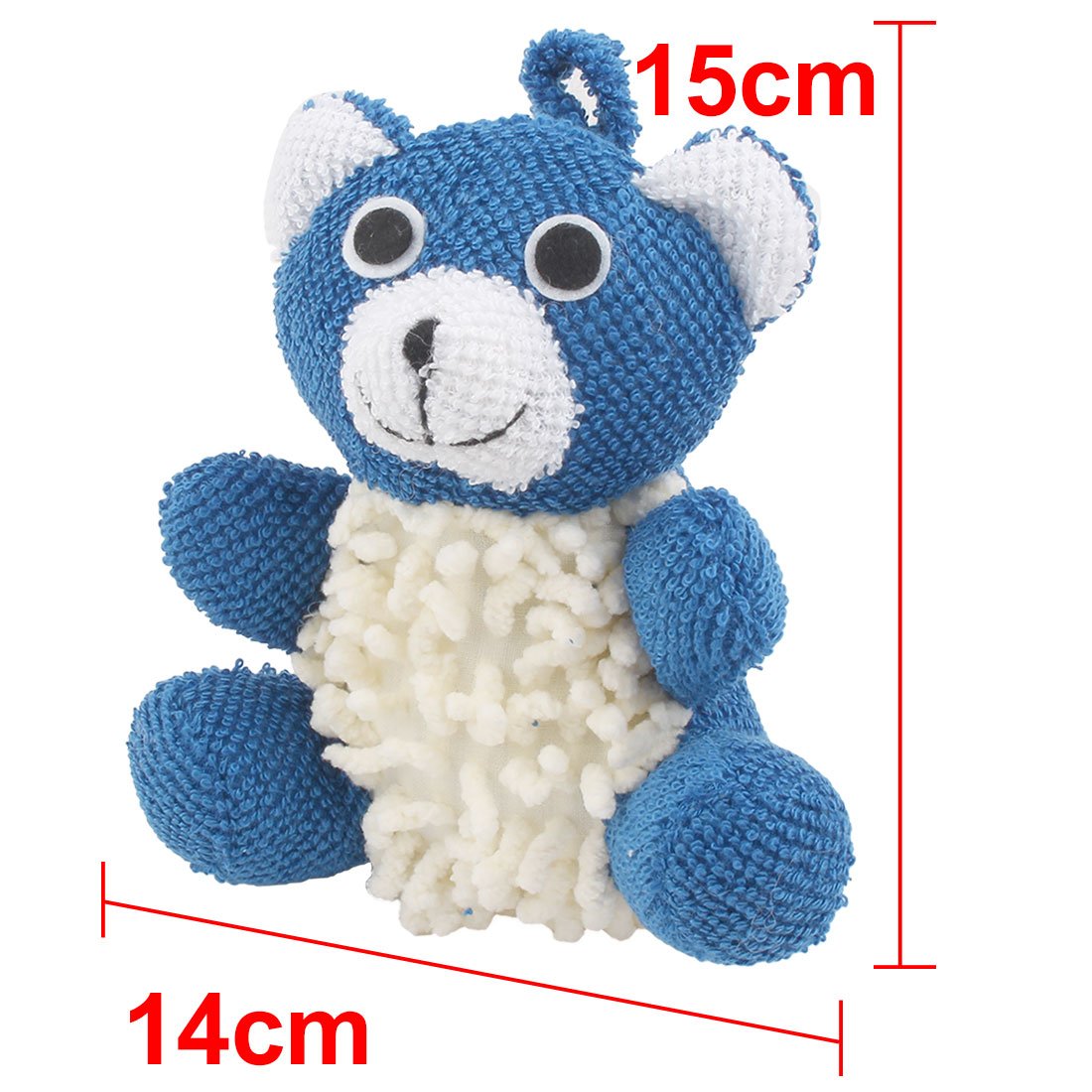 Ruilogod Sponge Household Bear Shaped Body Cleaning Washing Tool Bathing Shower Pad Pouf (id: b22 e7e af5 5ec 1b7 Beauty and Personal Care Ruilogod