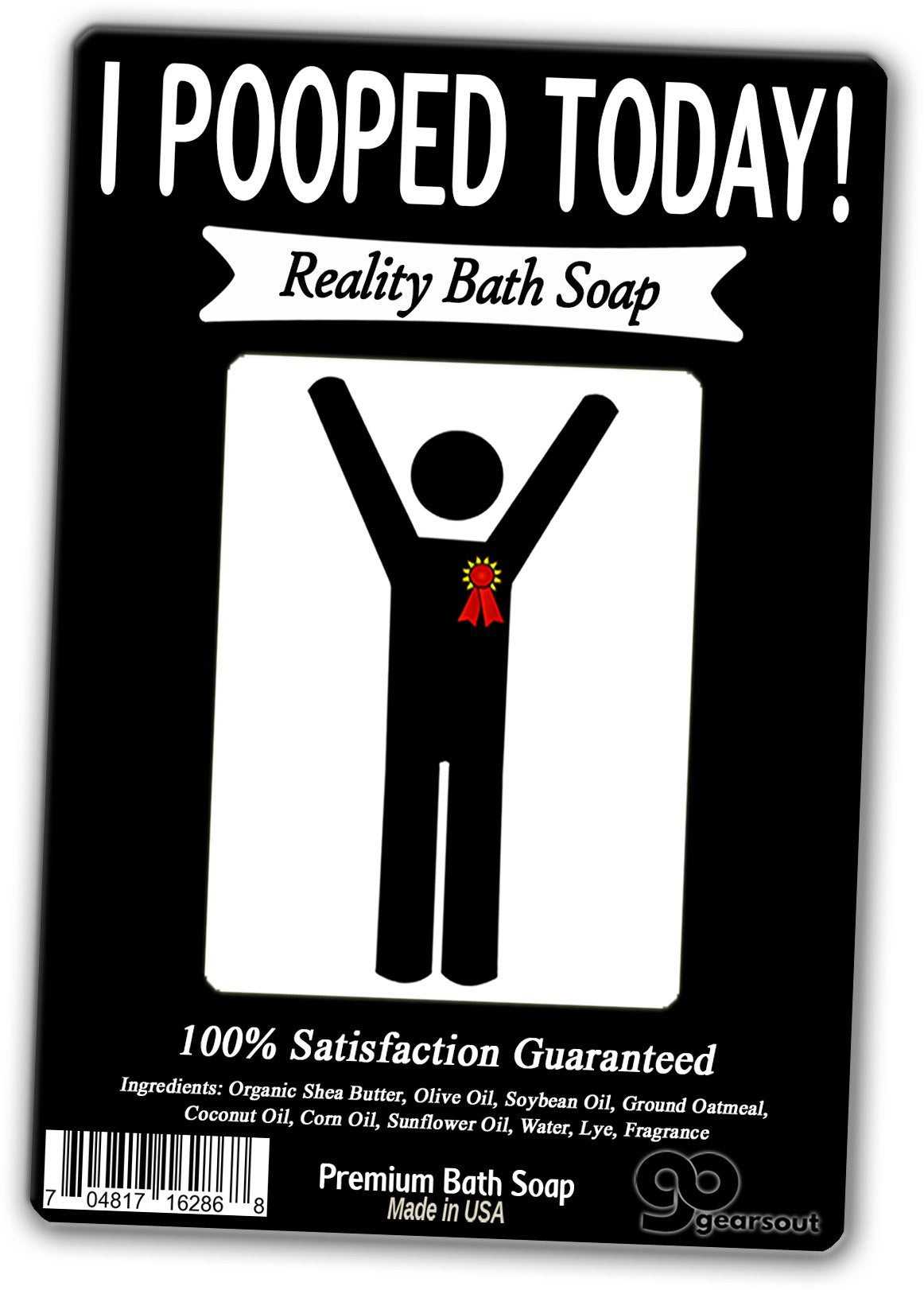 I Pooped Today Soap Chocolate Bath Soap Poop Gags for Women Men Chocolate Novelty Soap Secret Santa Unisex White Elephant Stocking Stuffers for Men Beauty & Personal Care The Bodacious Bath Co.