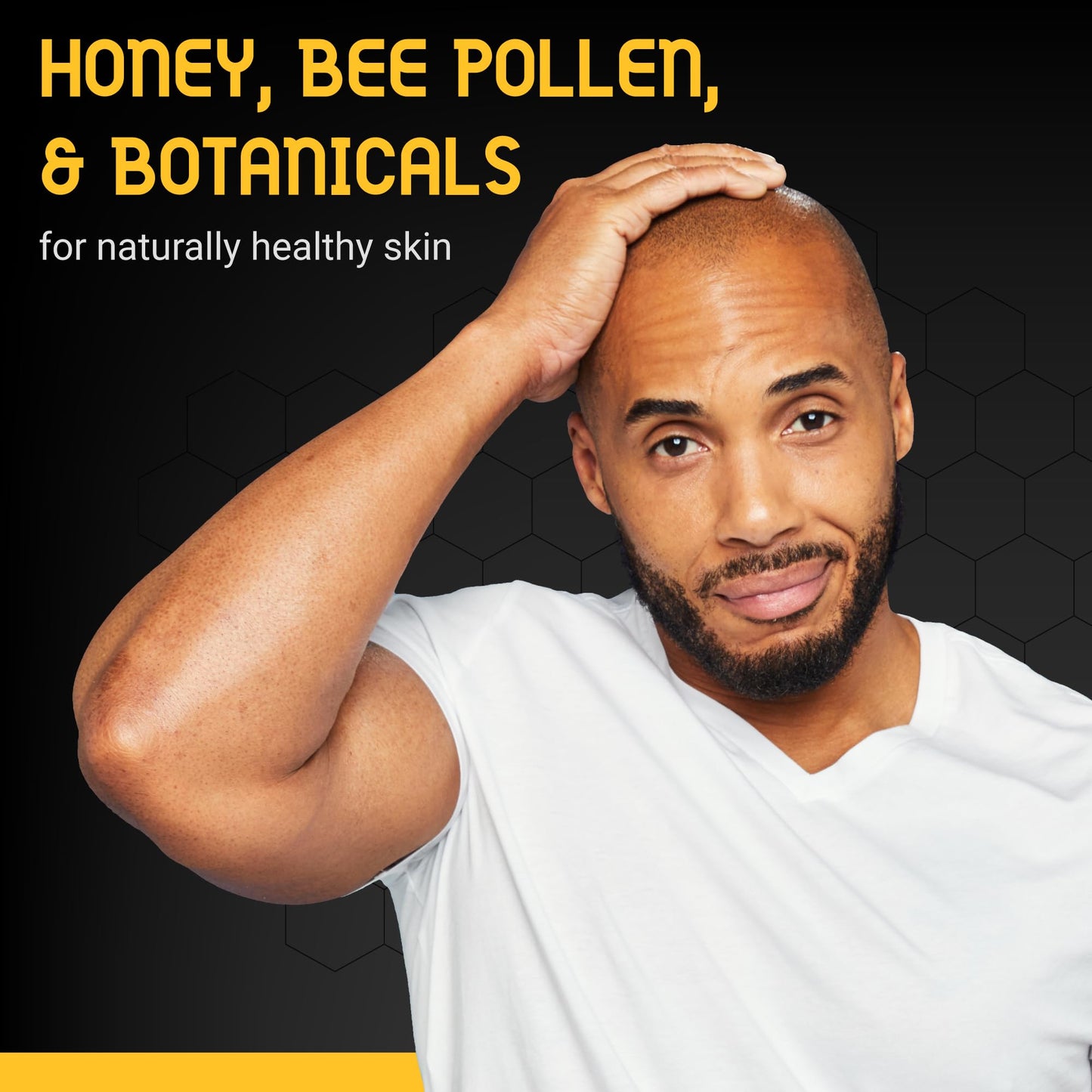 Bee Bald HEAL Aftershave for Men Healing Balm, Immediately Calms & Soothes Damaged Skin, Treats Bumps, Redness, Razor Burn & Other Shaving Irritations Beauty and Personal Care Bee Bald