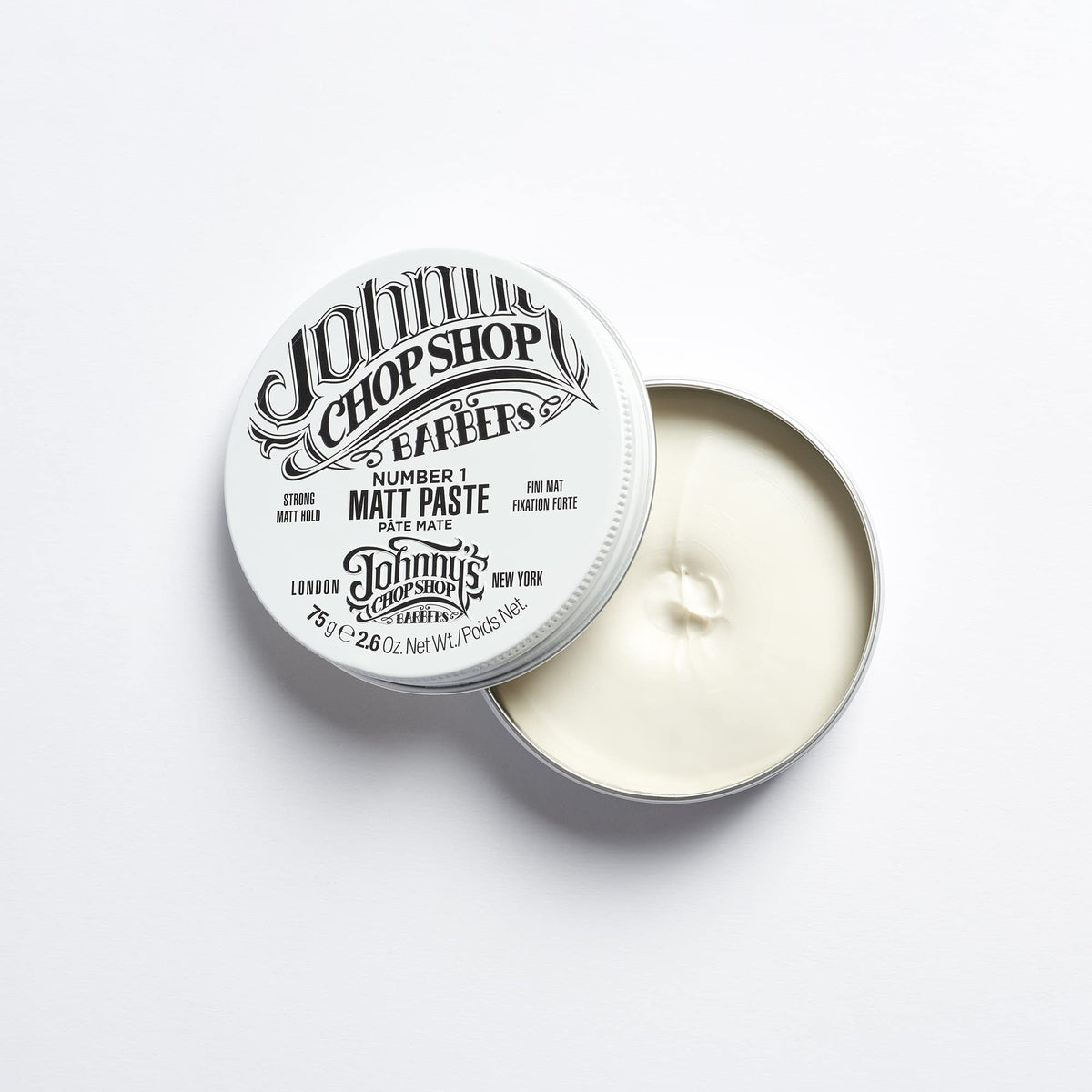 JOHNNY’S CHOP SHOP #1 Men's Hair Styling Matte Paste Pro-Quality Strong Hold, Lasting Texture, Natural Look Soybean Oil Protection & Hydration 2.6 oz Beauty & Personal Care Johnny's Chop Shop
