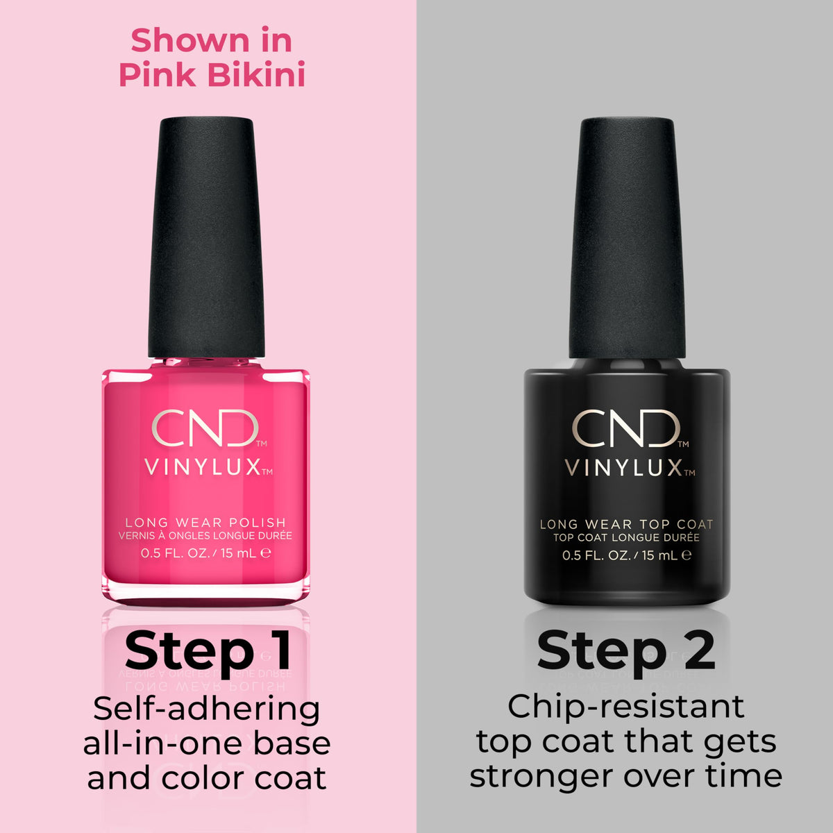 CND Vinylux Longwear Pink Nail Polish, Gel-like Shine & Chip Resistant Color, 0.5 Fl Oz Beauty & Personal Care CND